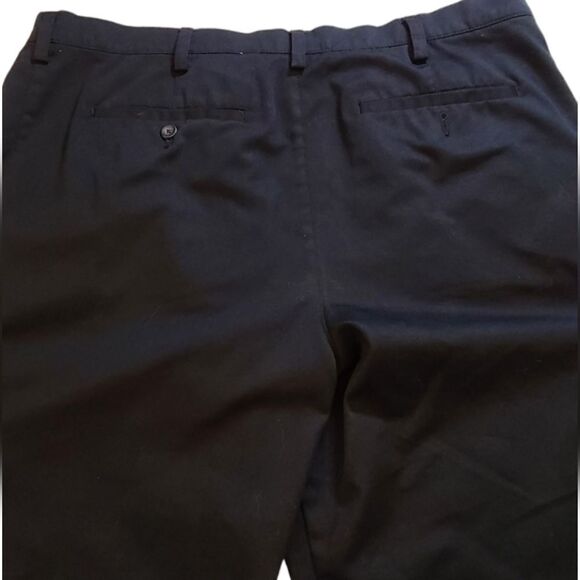 Merona Slacks Men's Black Pleated Tailored Classic sz 38/32 - Picture 5 of 13
